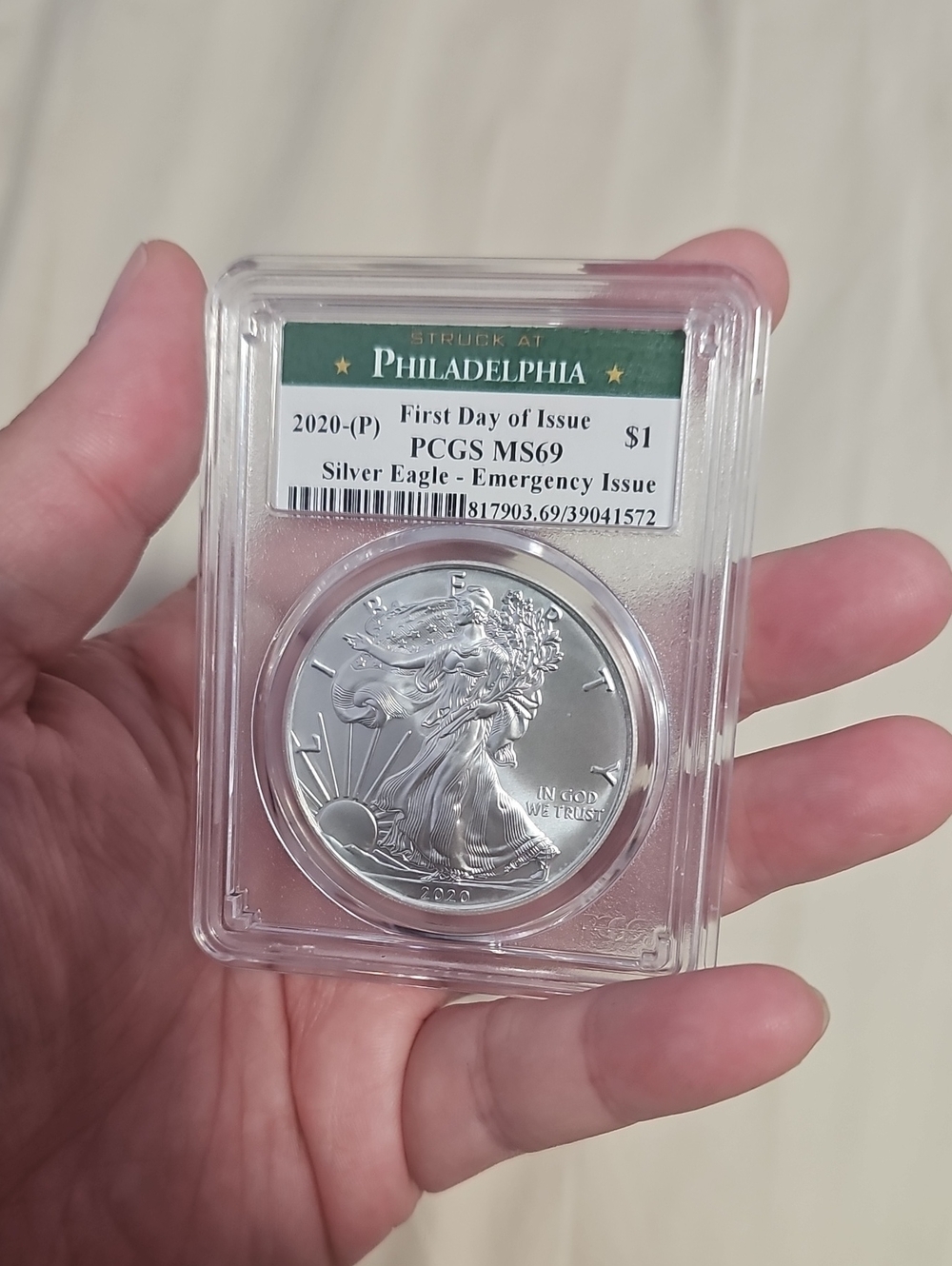 2020P American Silver Eagle Coin - 99.99 Silver